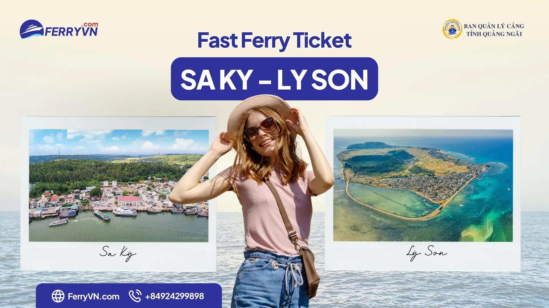 Ferry to Ly Son – Fast 1h Route from Sa Ky Port E-Ticket