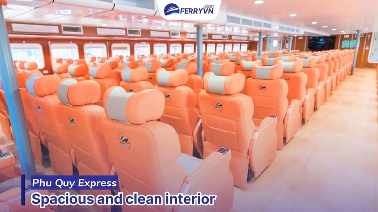 Spacious and clean interior