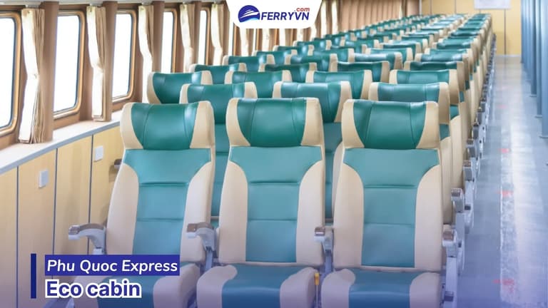 eco cabin seats upholstered in premium leather