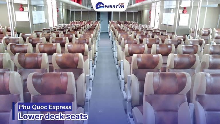 lower deck eco section ha tien to phu quoc ferry