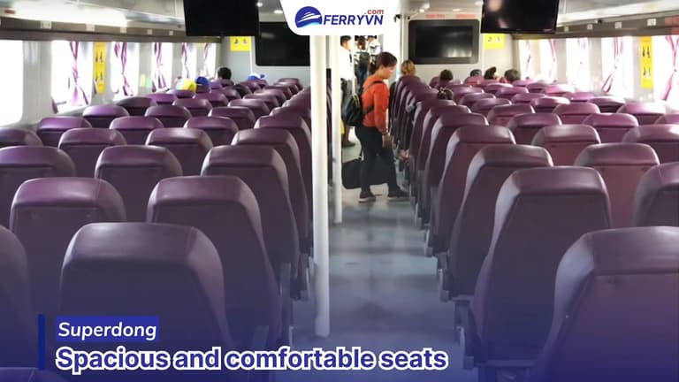 superdong ferry ha tien to phu quoc spacious seats