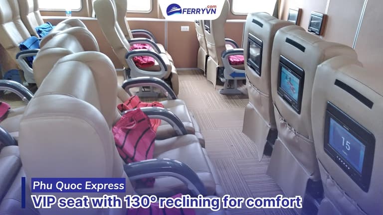 vip seat section ha tien to phu quoc ferry