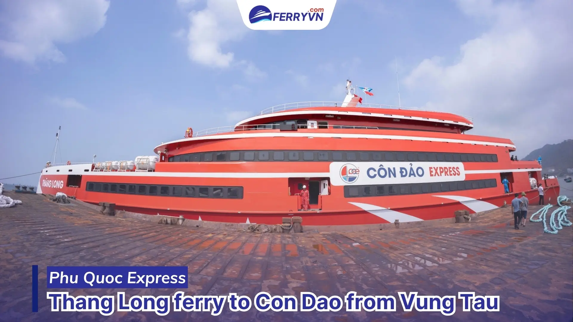 book thang long ferry tickets vung tau to con dao