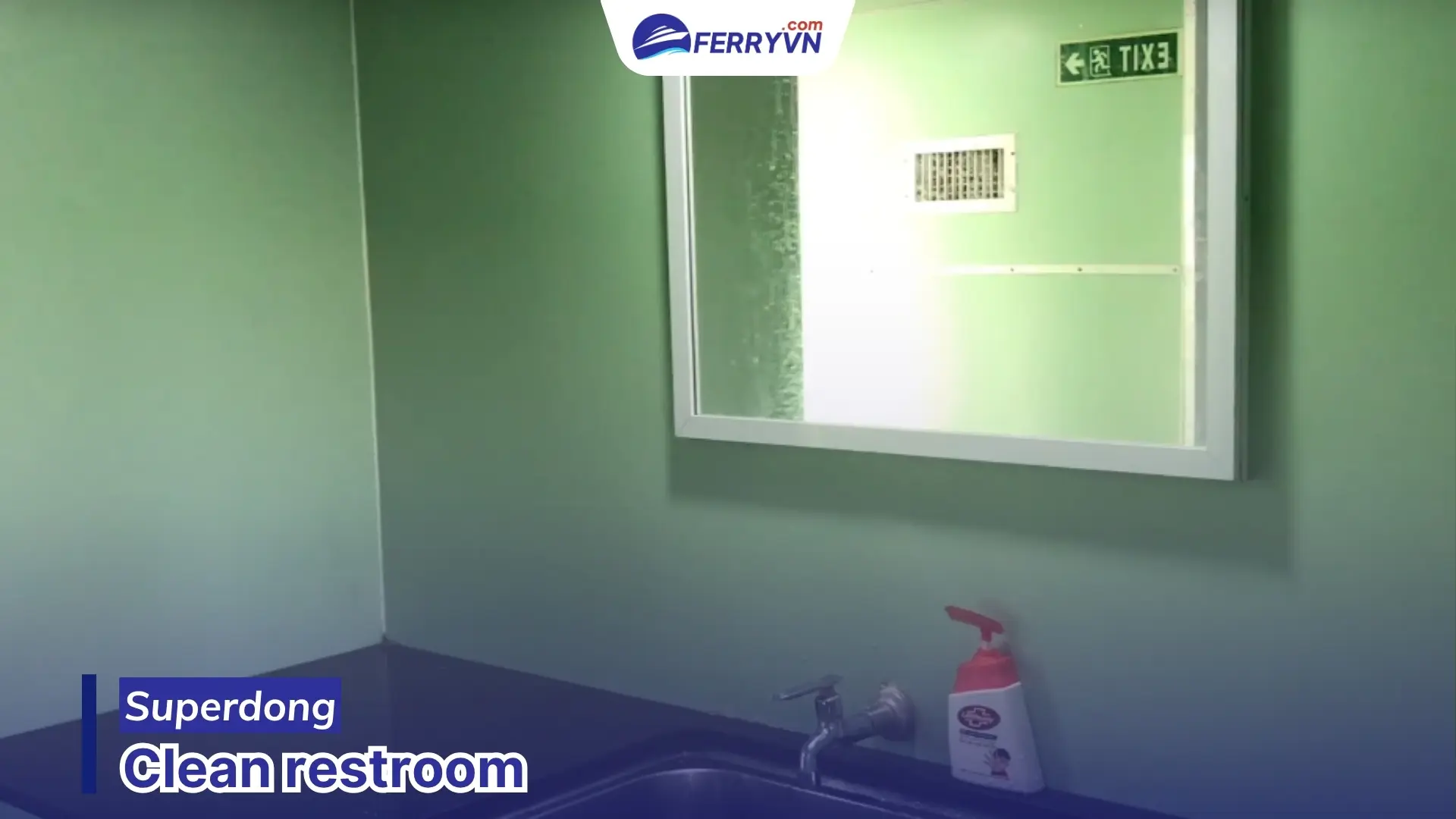 clean restrooms ha tien to phu quoc ferry