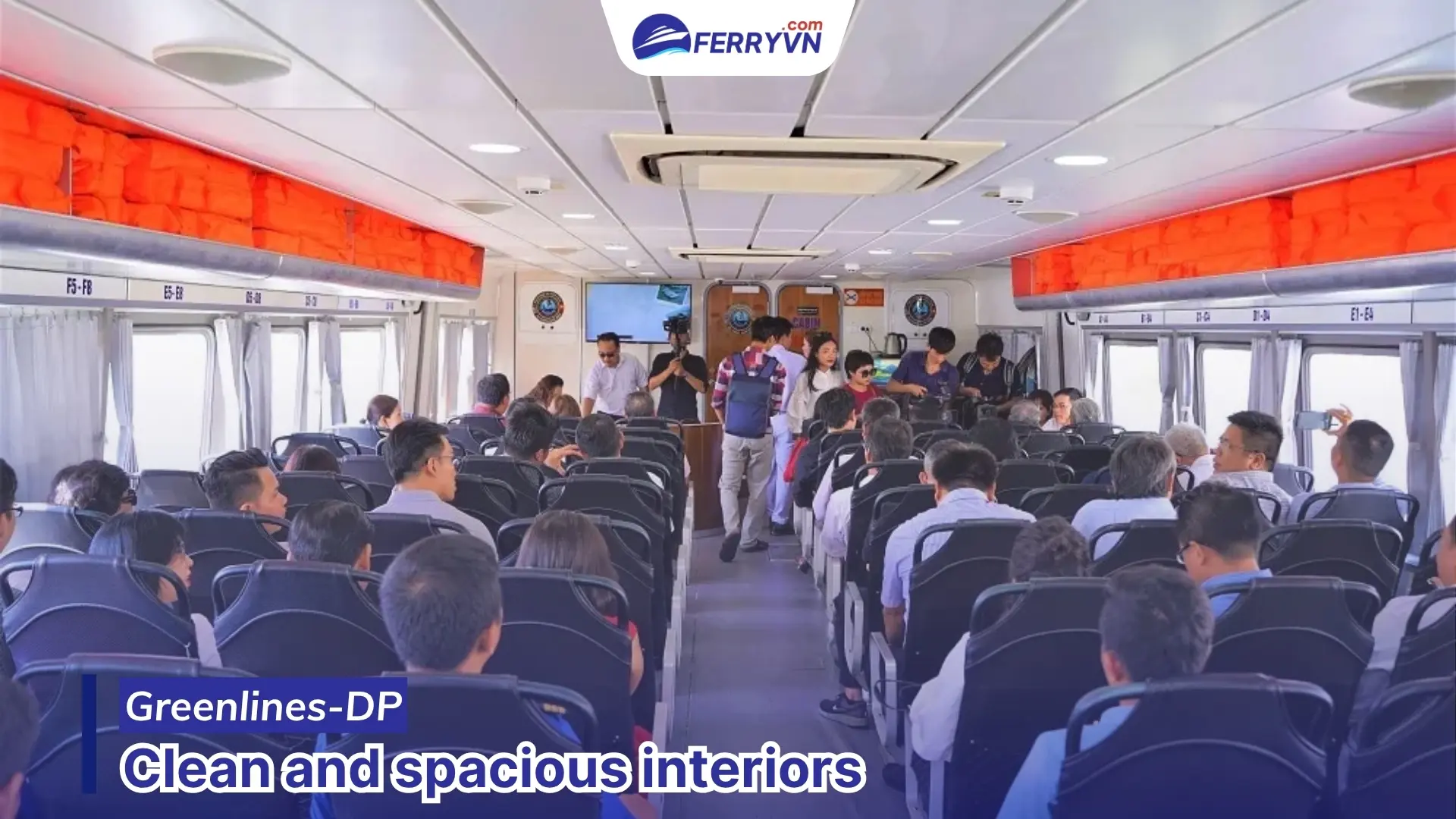greenlines dp ferry spacious cabin