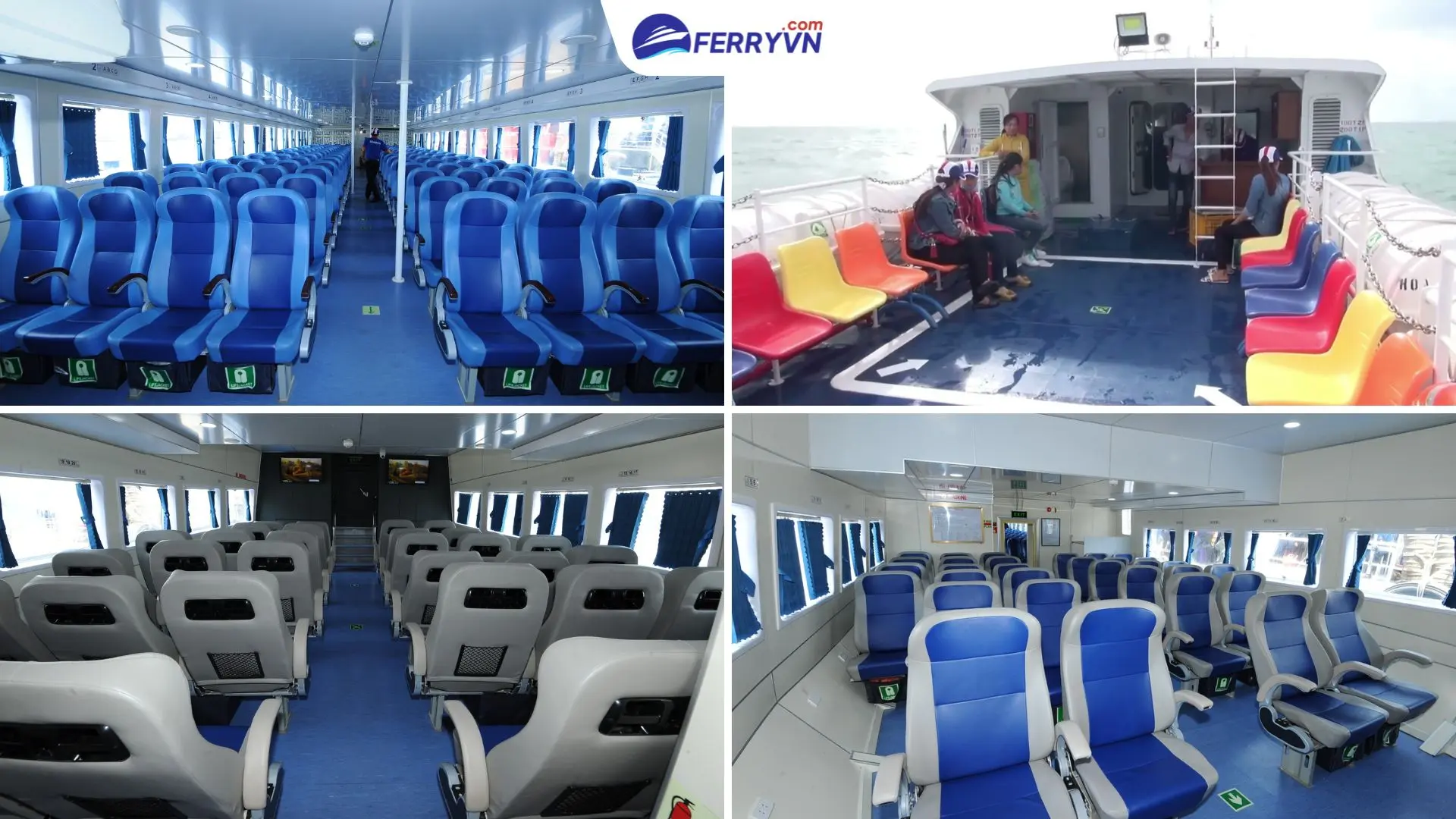 hoa binh shipping ferry interior