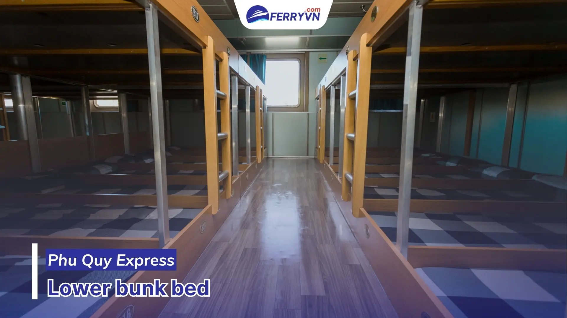 ower deck sleeper beds on phu quy ferry to con dao