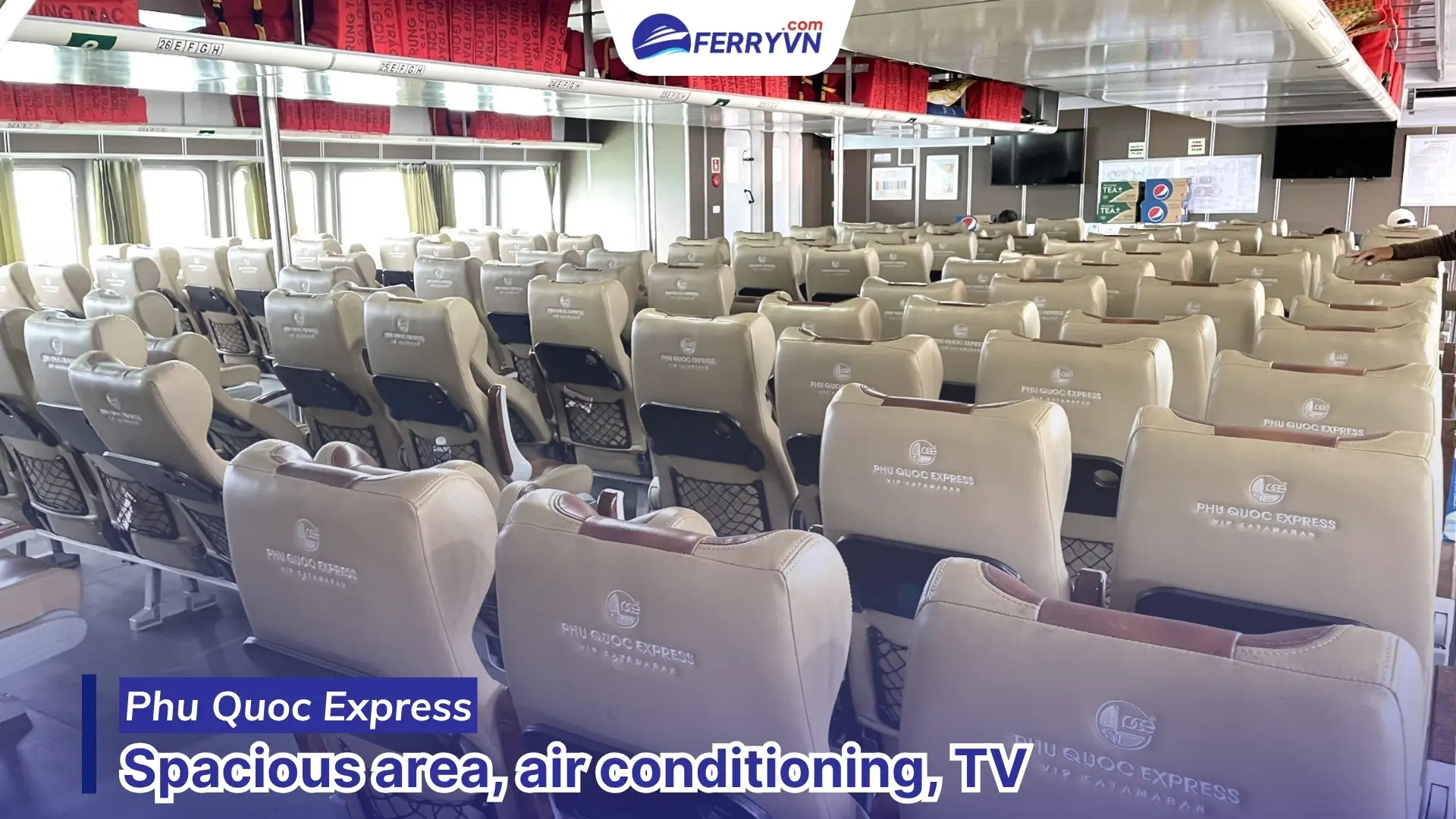 phu quoc express ferry to phu quy spacious cabin