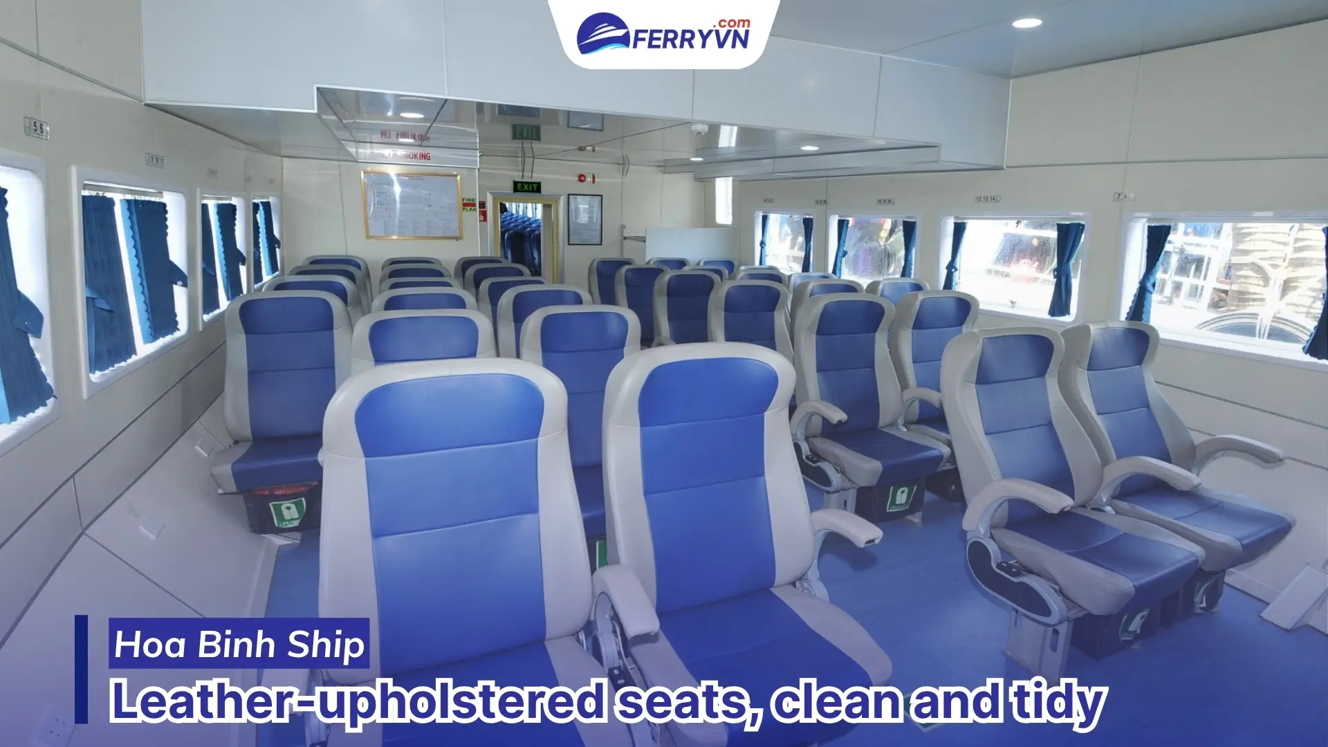 premium leather seats rach gia to nam du ferry