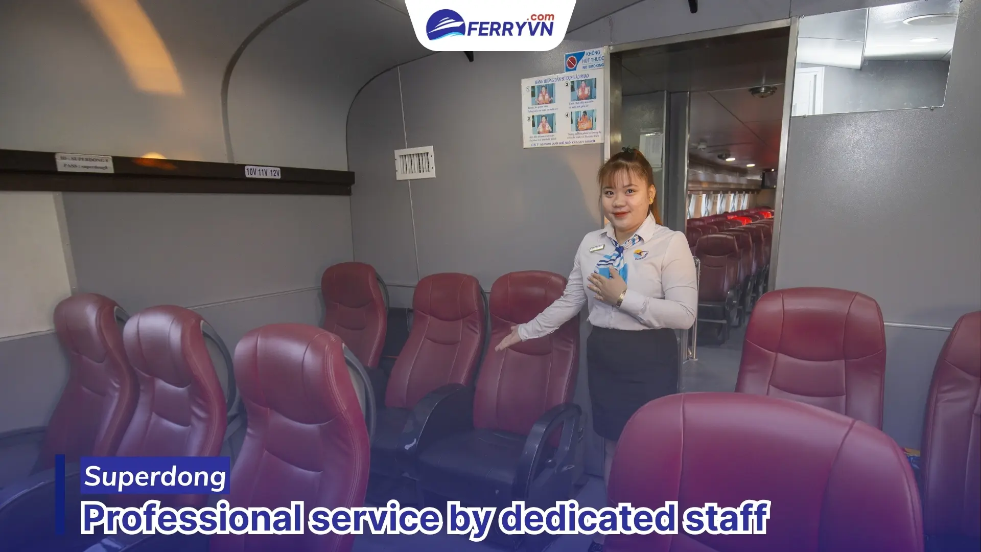 professional and enthusiastic ferry staff
