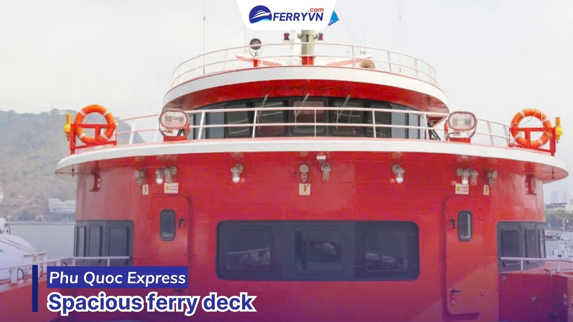 rach gia phu quoc ferry spacious deck