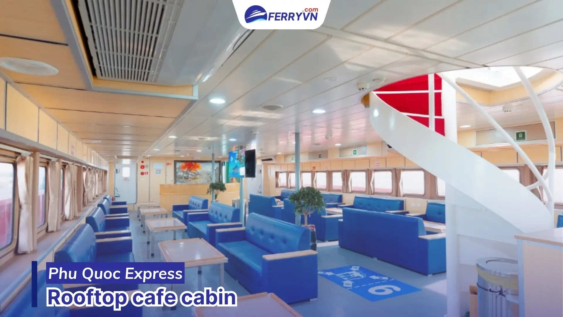 rooftop cafe cabin on thang long ferry vung tau to con dao