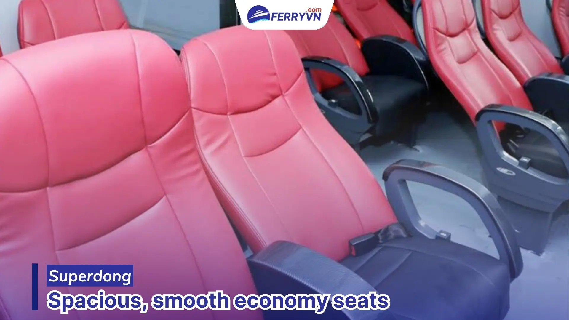 smooth seats on superdong ferry rach gia to hon son