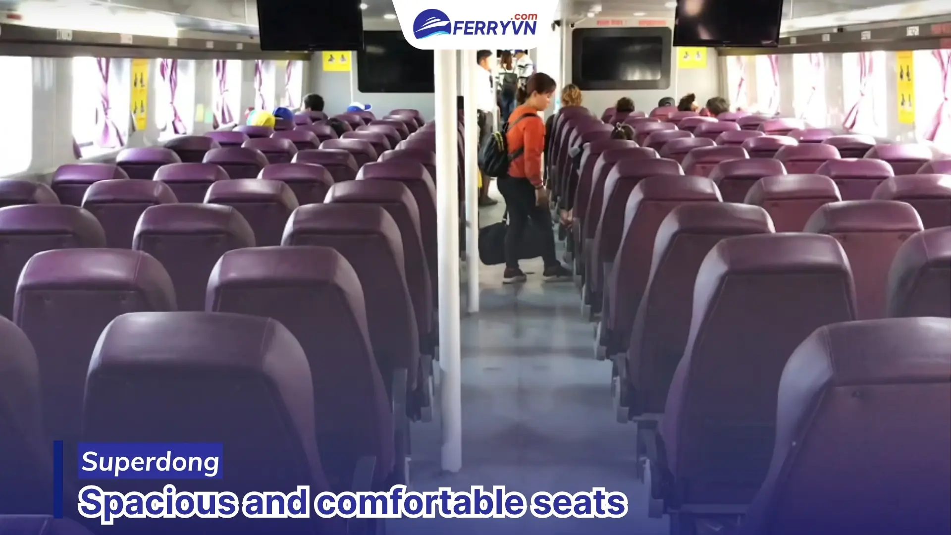 superdong ferry ha tien to phu quoc spacious seats