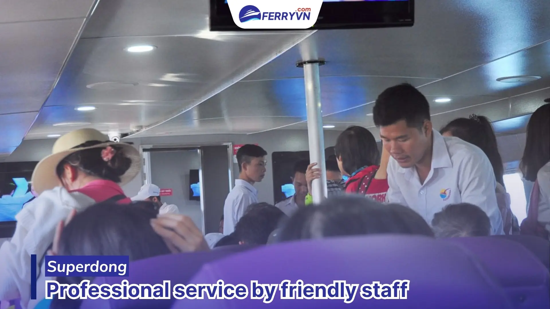 superdong ferry rach gia to nam du friendly and enthusiastic staff