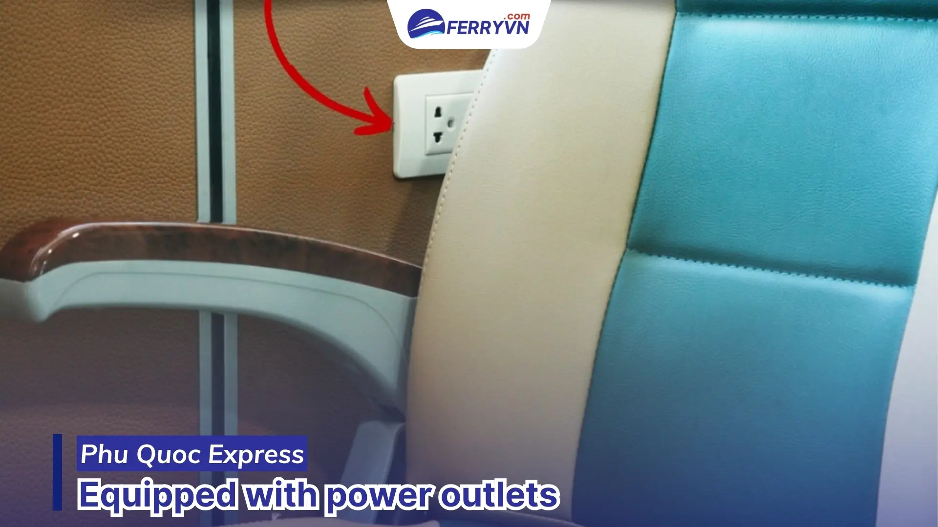 thang long ferry to con dao is equipped with outlets