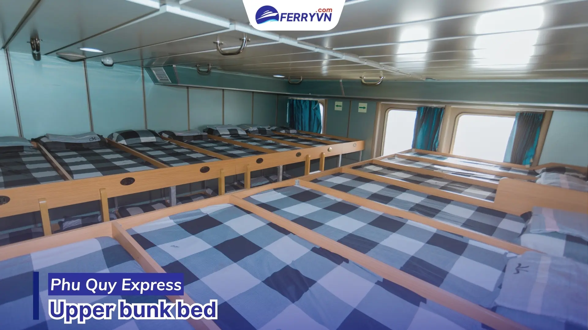 upper deck sleeper beds on phu quy ferry to con dao